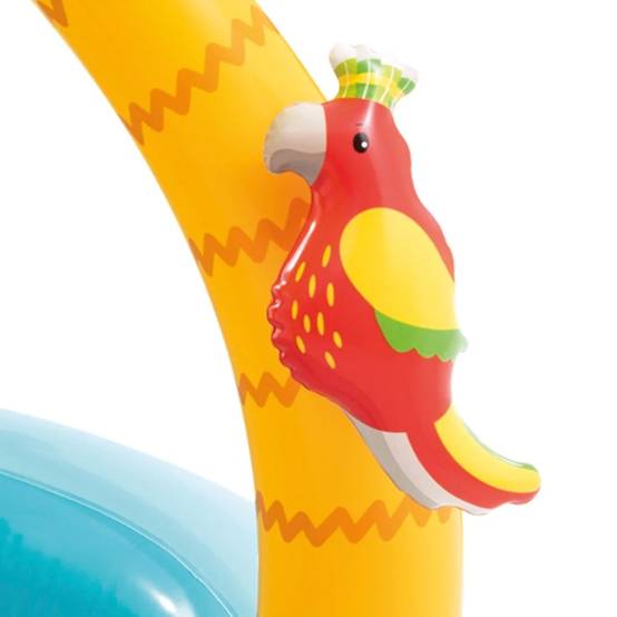 Pataugeoire gonflable Tropicale en PVC multicouleurs L.102xH.86 cm - Intex - Image 2