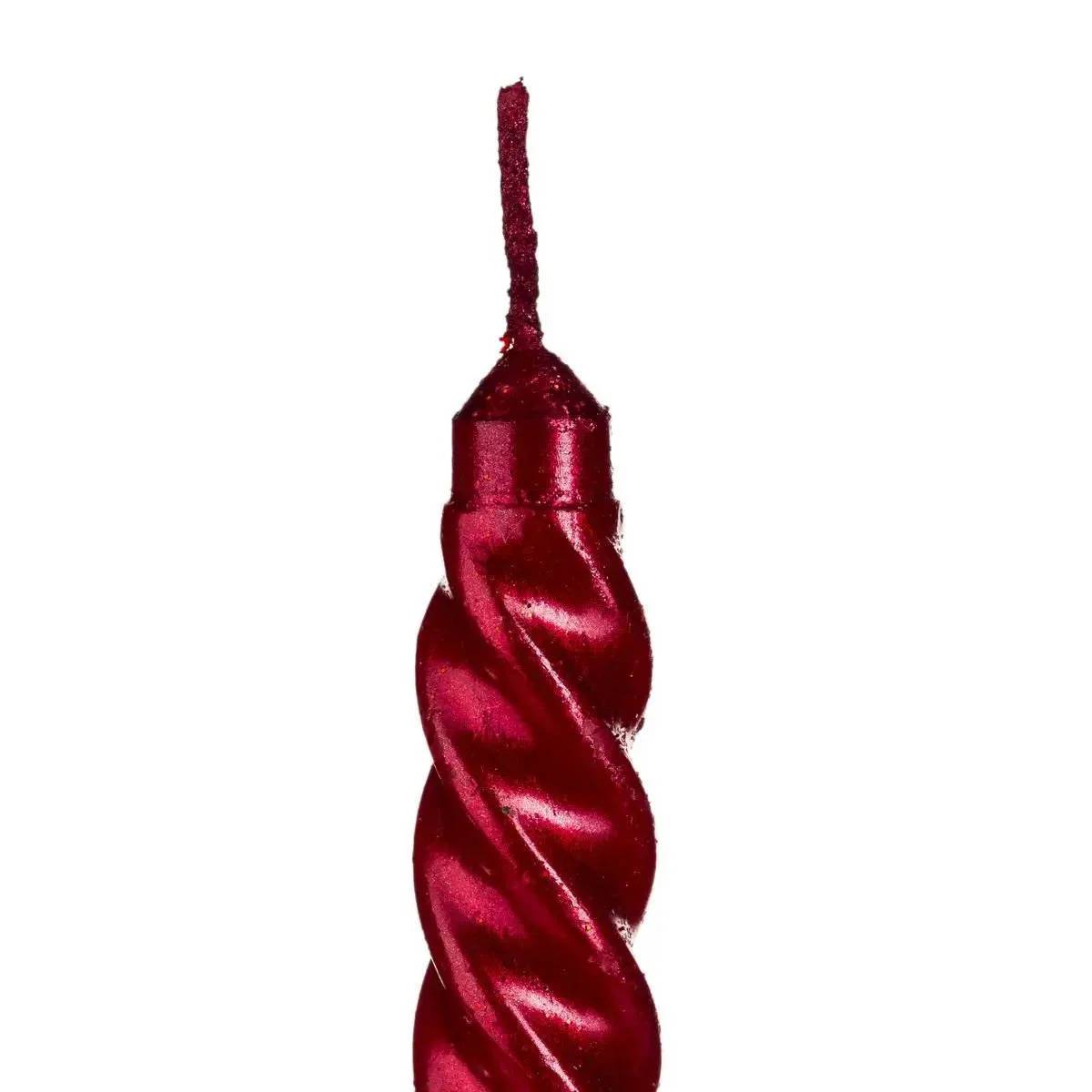 Bougies Bâtons Cire Rouge H 25 cm Feeric Christmas - Image 5