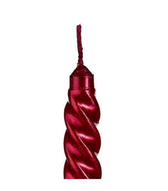 Bougies Bâtons Cire Rouge H 25 cm Feeric Christmas - Image 4