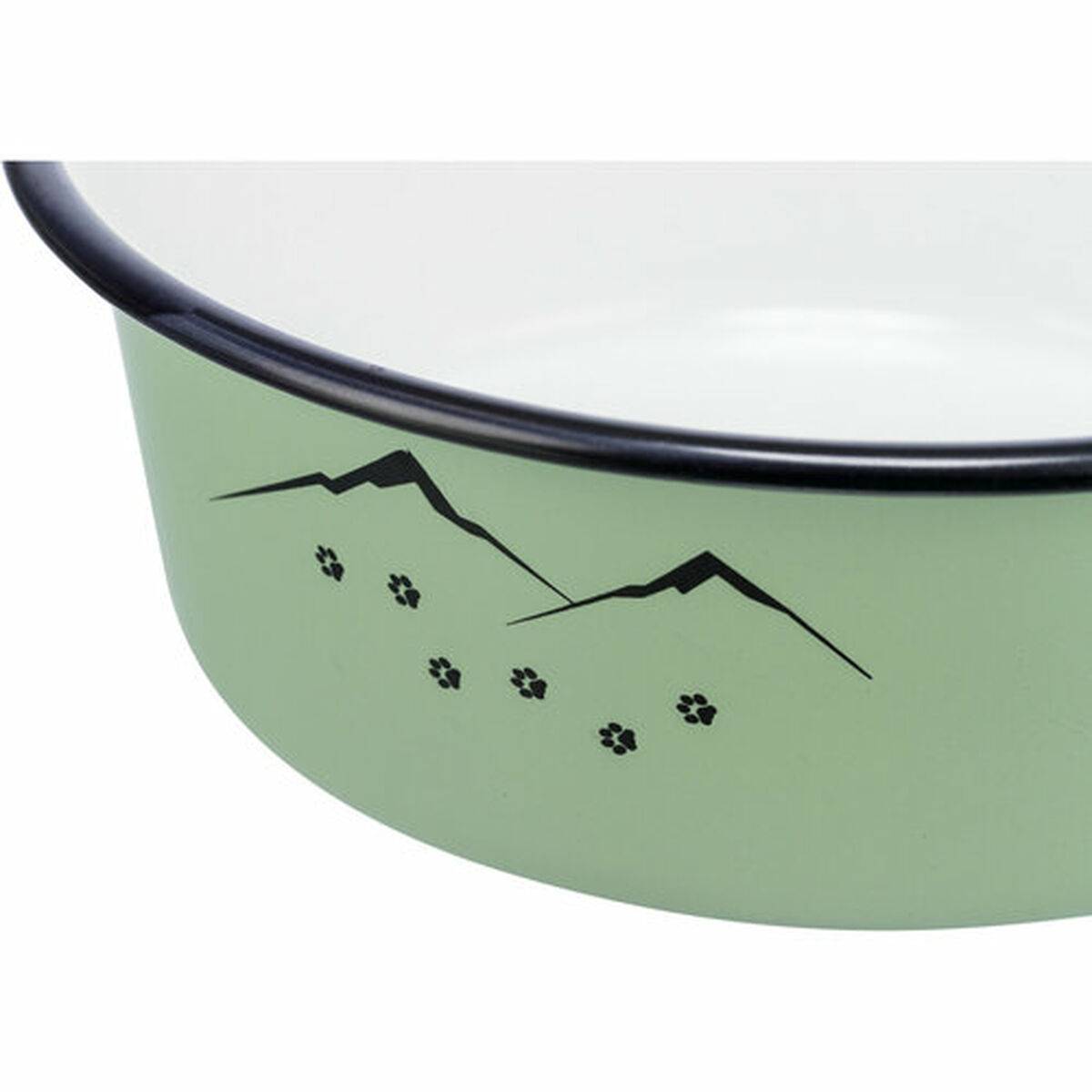 Mangeoire pour chiens acier inoxydable vert Ø17 cm 900 ml - Trixie - Imagen 1