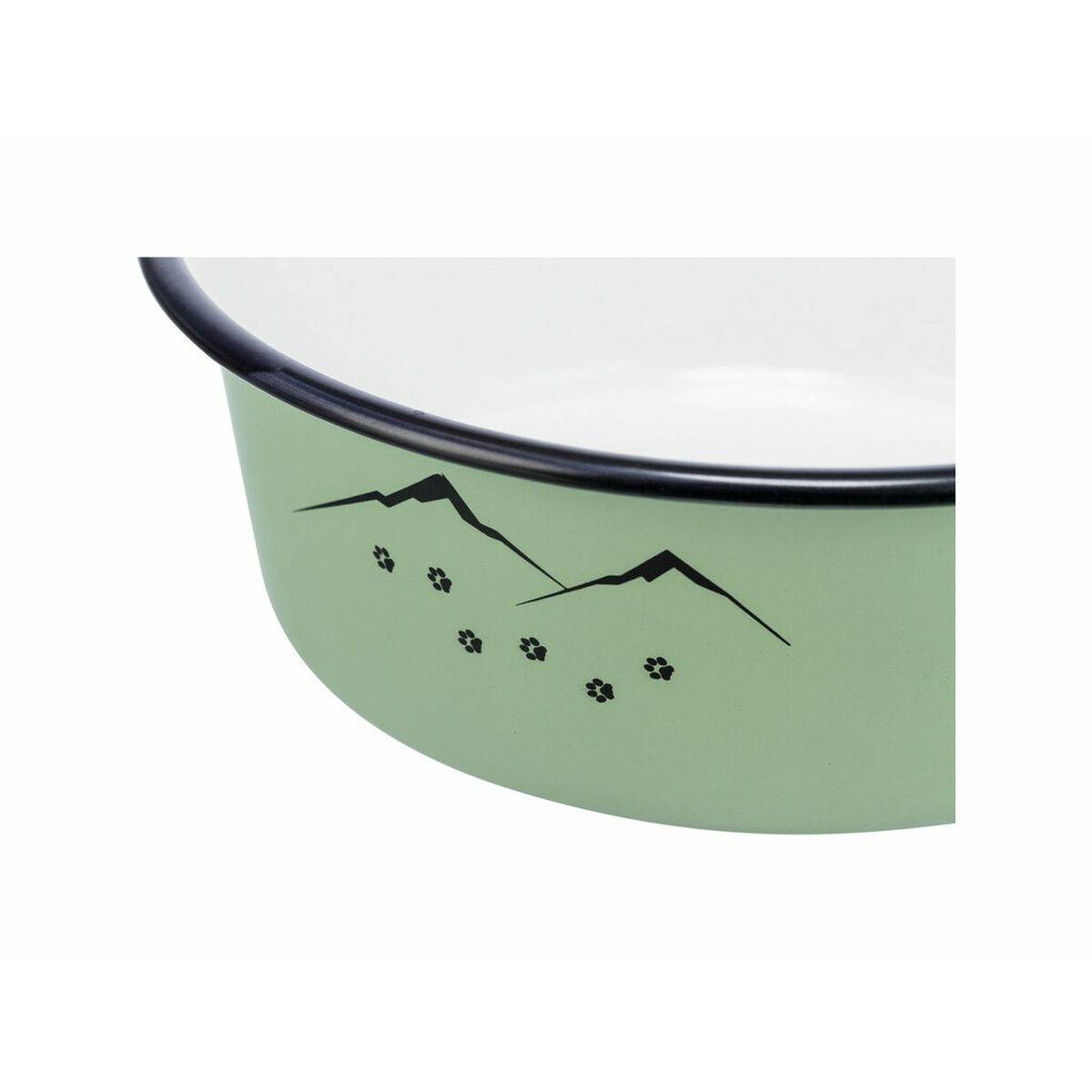 Mangeoire pour chiens acier inoxydable vert Ø17 cm 900 ml - Trixie - Imagen 4