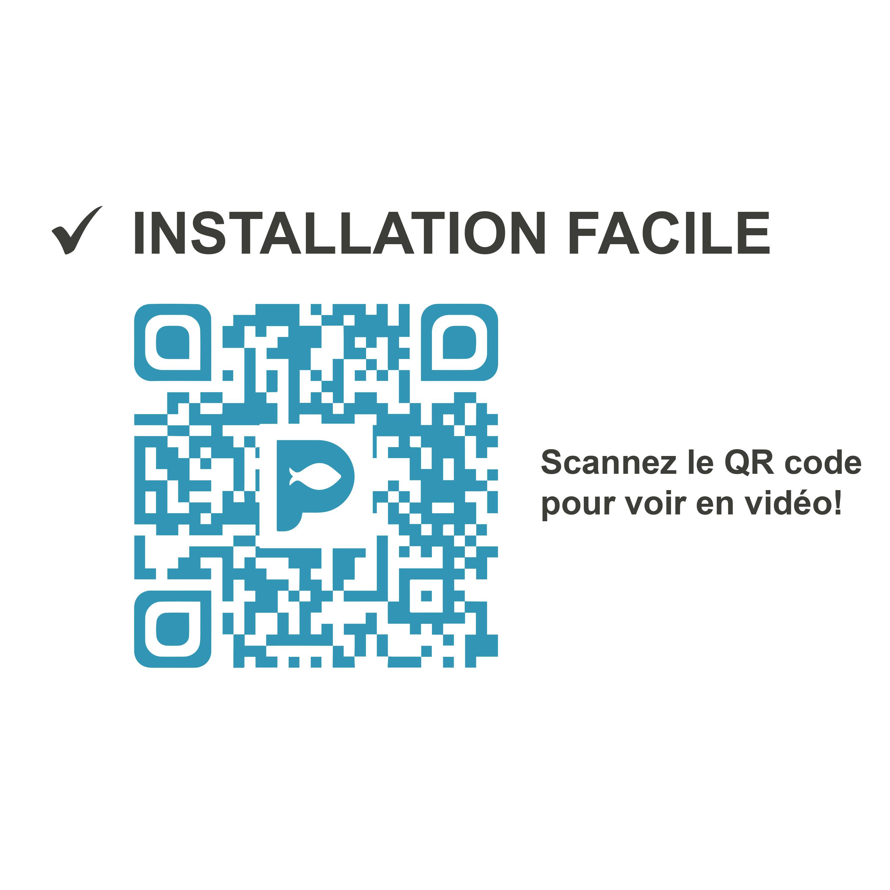 Pure Family - Aquarium pour poisson Tropical 80 noir 74 L - Pure Family - Imagen 8