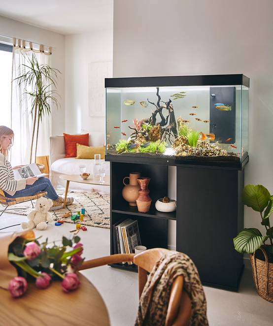 Pure Family - Aquarium pour poisson Tropical 102 XL noir 201 L - Pure Family - Image 4