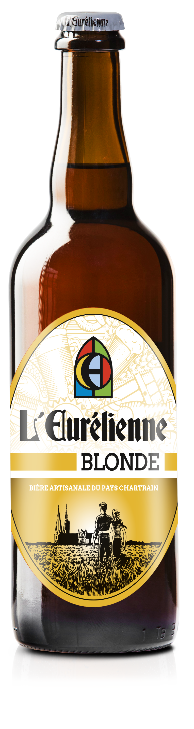 L'eurelienne - Cerveza rubia 75 cl - L'Eurélienne - Imagen 1