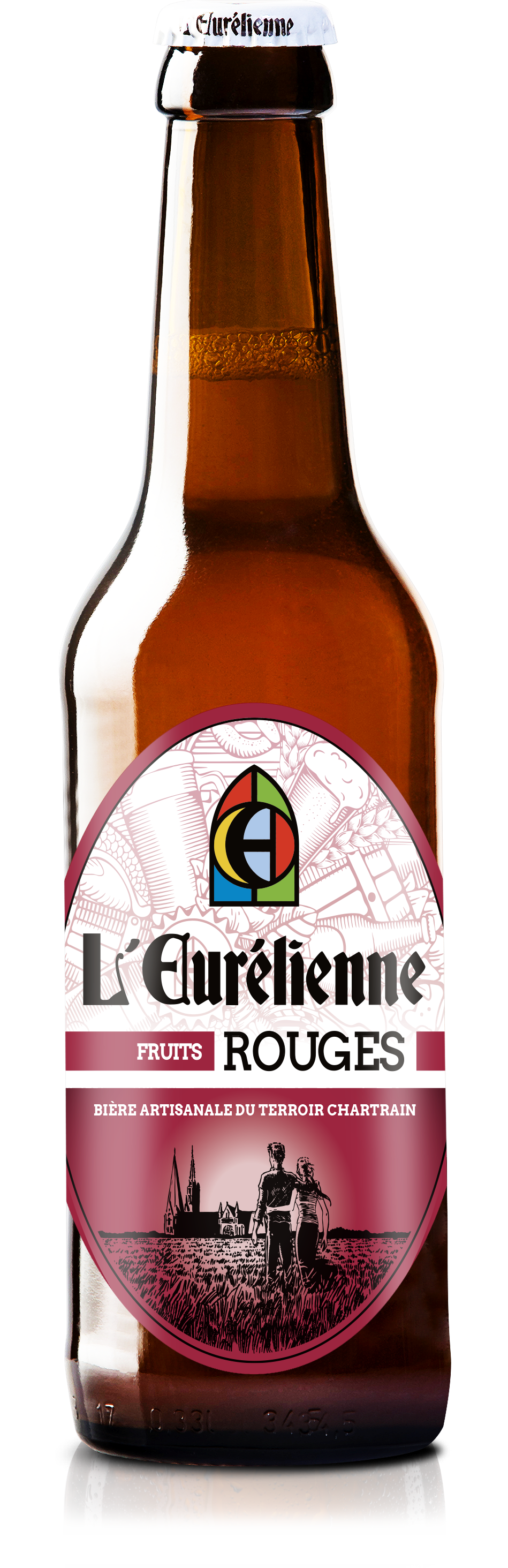 L'eurelienne - Cerveza frutas rojas 33 cl - L'Eurélienne