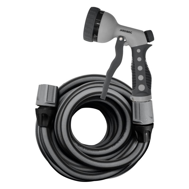 Jardibric - Tuyau extensible 25M gris et noir - JARDIBRIC - Image 1
