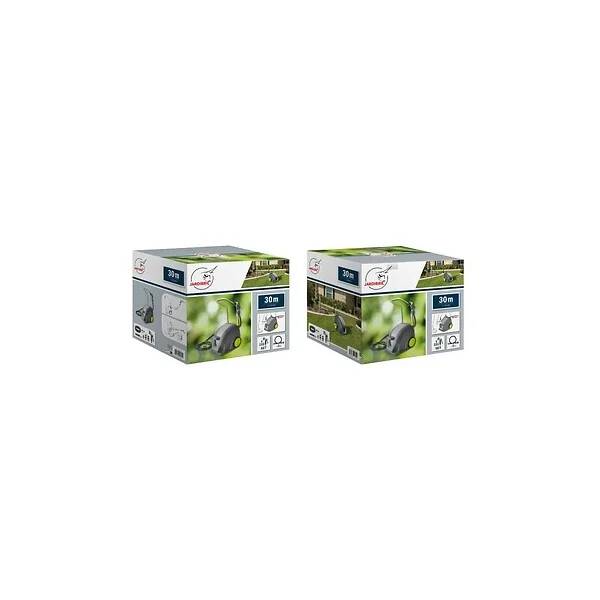 Kit dévidoir PVC Gris 30m 2m DEVP30 - JARDIBRIC - Imagen 1
