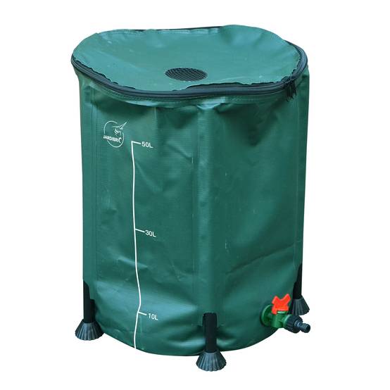 Réserve d'eau démontable PVC Vert 50 l – JARDIBRIC