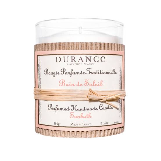 Durance - Bougie parfumée traditionnelle 180 gr Bain de Soleil