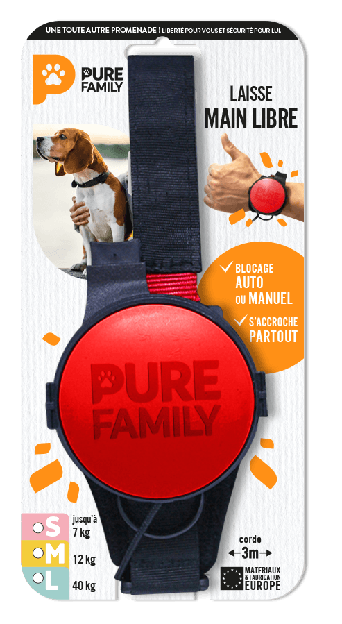 Pure Family - Pure Family - Laisse main libre Noir M