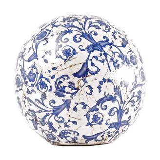 Boule décorative Céramique Bleu Ø 18 cm