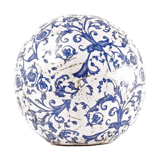 Boule décorative Céramique Bleu Ø 18 cm