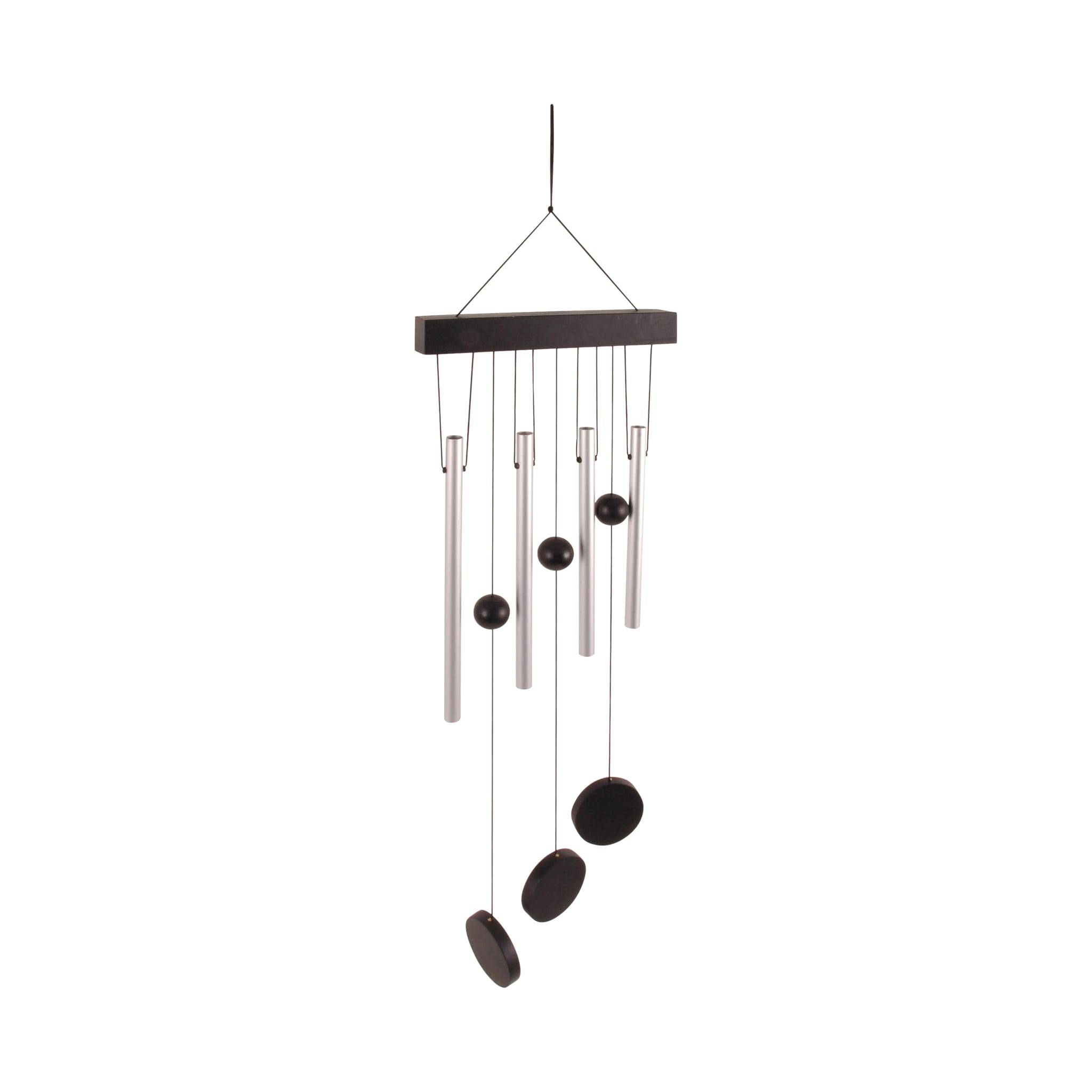 Carillon Droit Aluminium Noir L 20 cm H 58 cm – ESSCHERT DESIGN