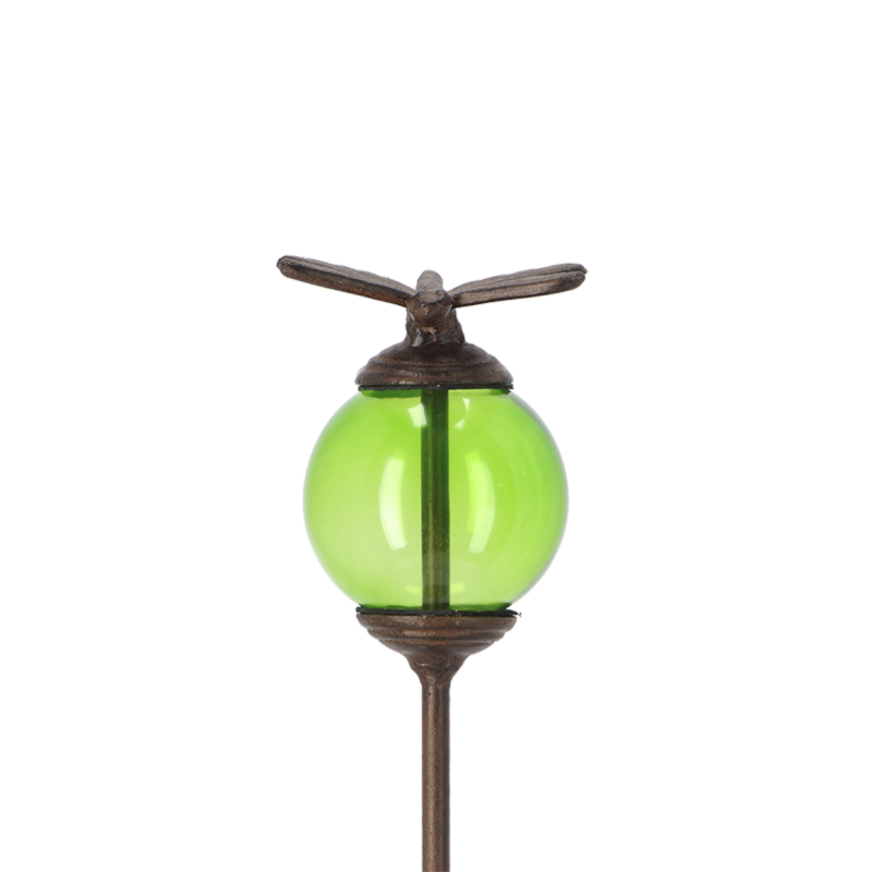 Lot de 2 tuteurs jardin insectes en verre et fonte multicolore H.118 cm - Image 7