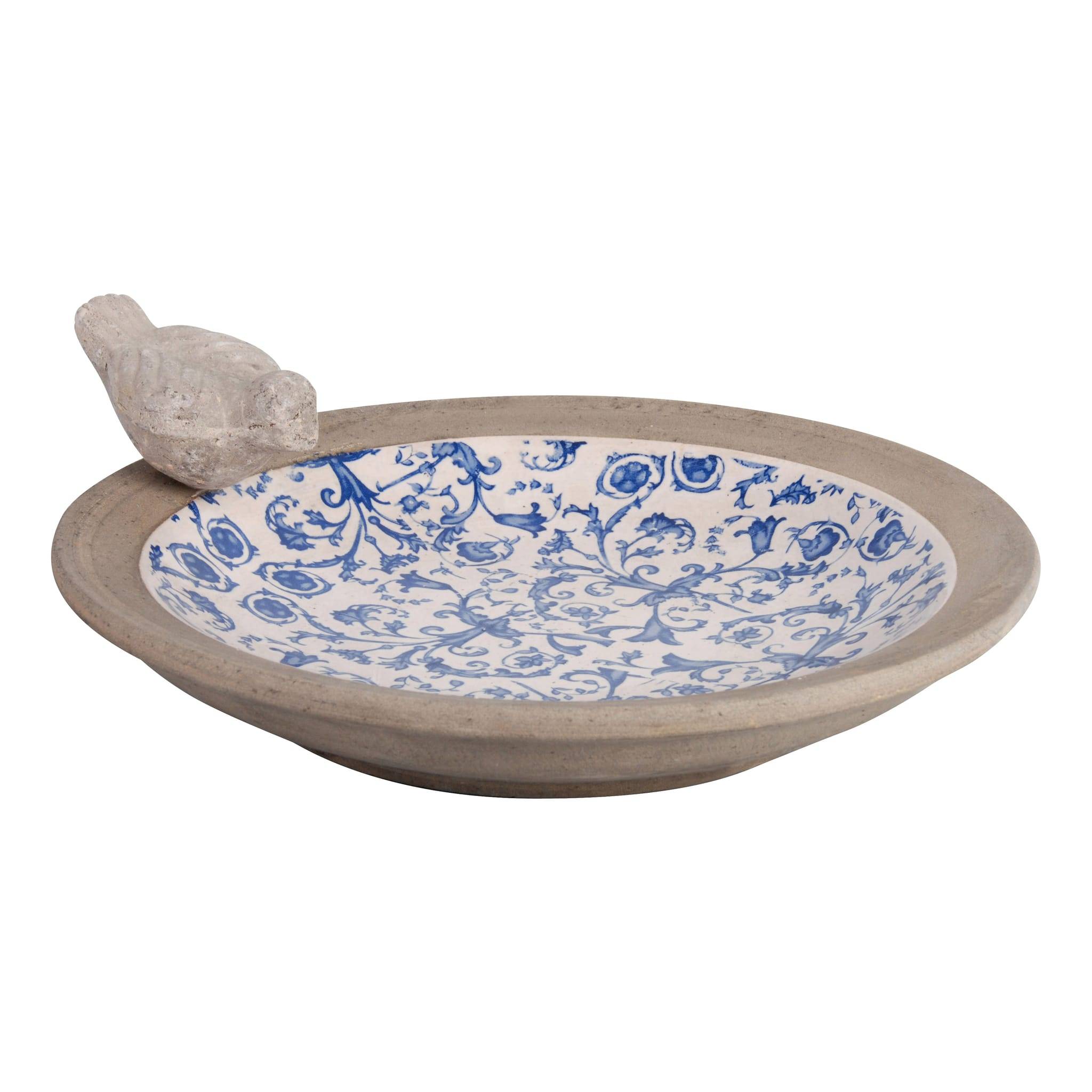 Bain d'oiseau céramique patiné – ESSCHERT DESIGN