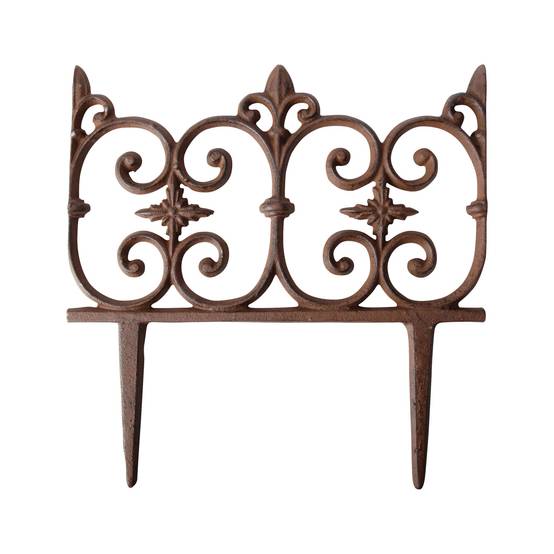Bordure de jardin Fonte 27,5 cm L 26,3 cm P 1,4 cm - VALENTINE - Image 1