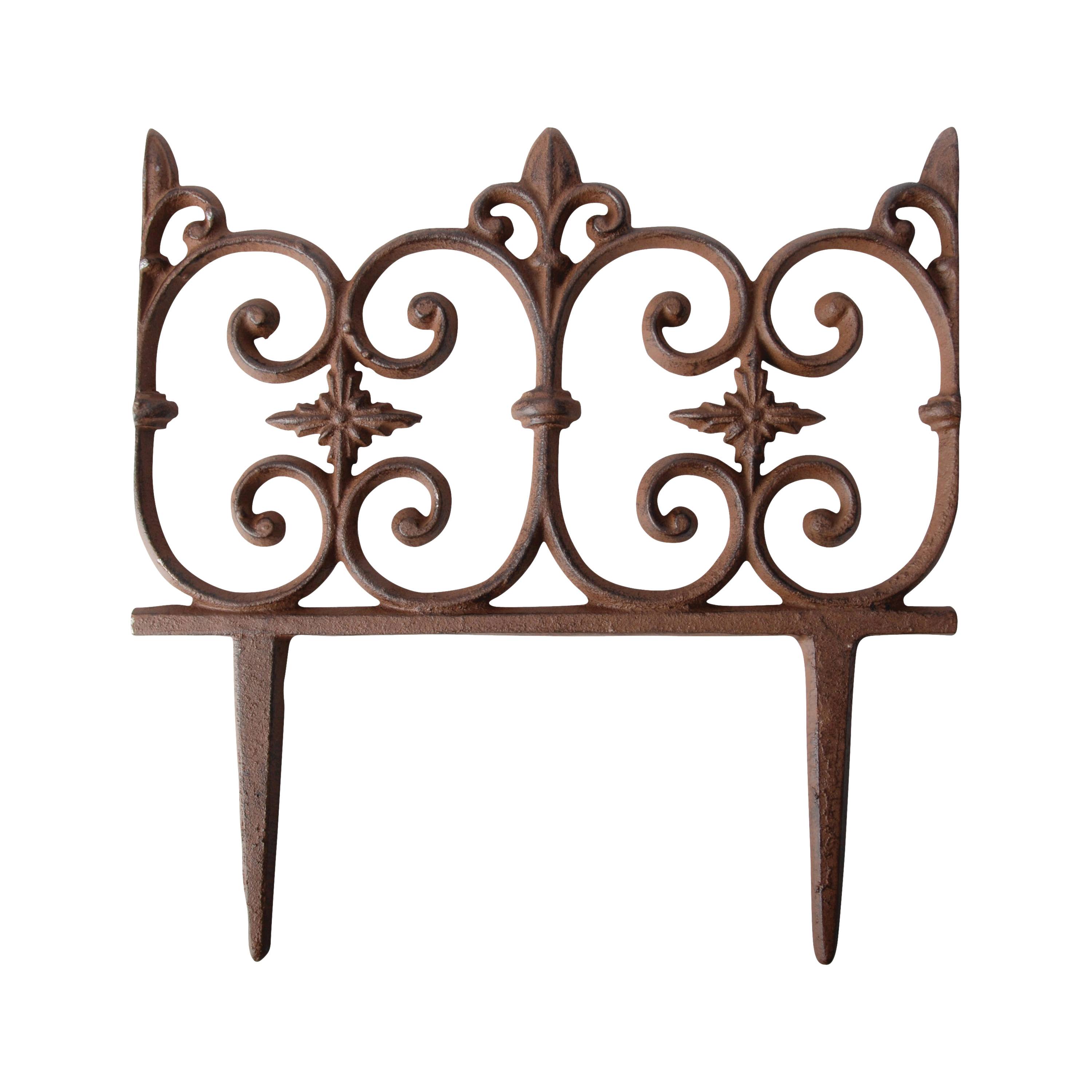 Bordure de jardin Fonte 27,5 cm L 26,3 cm P 1,4 cm - VALENTINE - Image 1