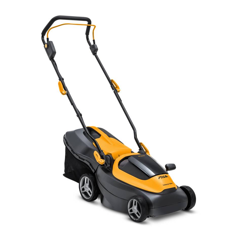 Stiga - Tondeuse Collector 136e Kit, largeur 34 cm, 6 hauteurs, bac 35 L - STIGA