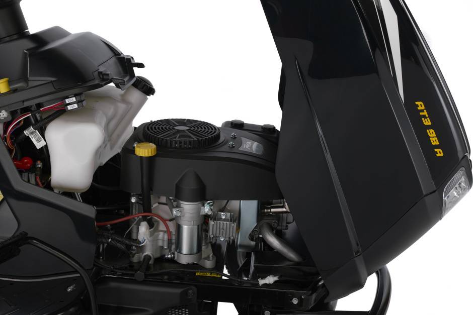 Alpina - Tracteur tondeuse AT398A – Éjection latérale, coupe 98 cm, moteur STIGA 352 cm³, kit mulching inclus - Image 3