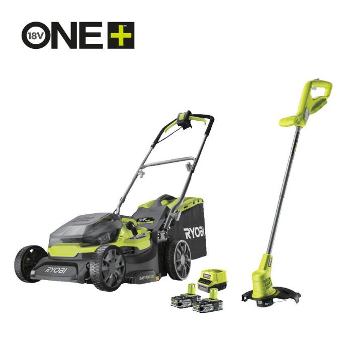 Ryobi - Pack comprenant : une tondeuse hybride + un coupe-bordures - Image 5