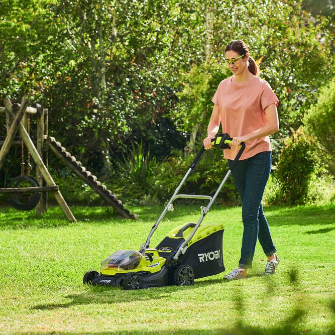 Ryobi - Pack comprenant : une tondeuse hybride + un coupe-bordures - Image 10