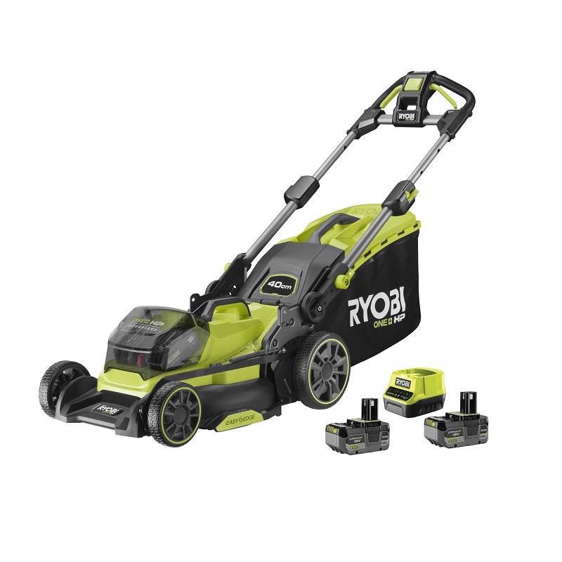 Ryobi - Tondeuse Batterie Brushless 18 V 40 cm 2 Bat 4.0 Ah - RYOBI - Imagen 1