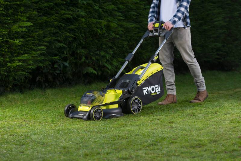 Ryobi - Tondeuse Batterie Brushless 18 V 40 cm 2 Bat 4.0 Ah - RYOBI - Imagen 2
