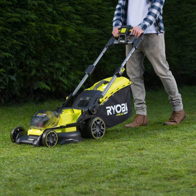 Ryobi - Tondeuse Batterie Brushless 18 V 40 cm 2 Bat 4.0 Ah - RYOBI - Imagen 9