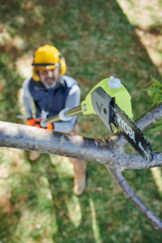 Ryobi - Élagueur sur perche 18V guide incliné 15° - RYOBI - Imagen 3