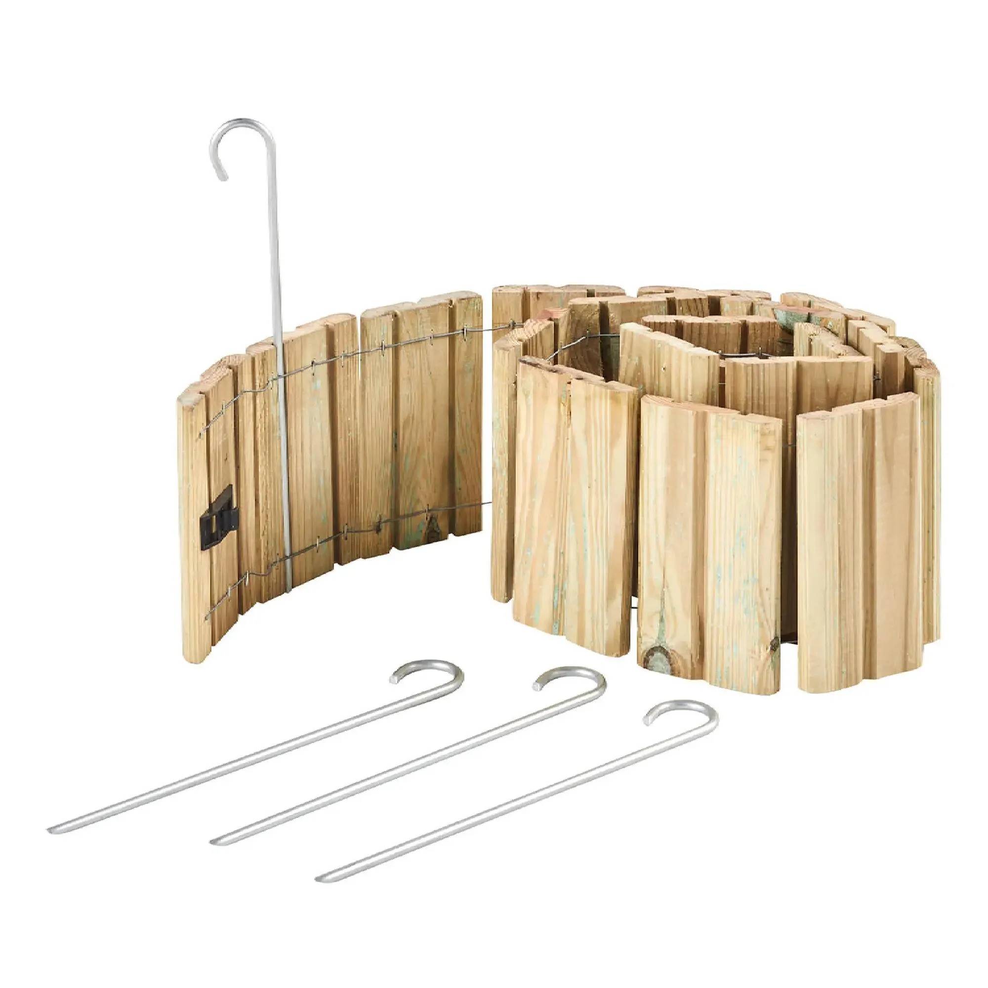 Cerland - Bordure à dérouler bois CALA H 15 cm L 180 cm – Cerland - Imagen 8
