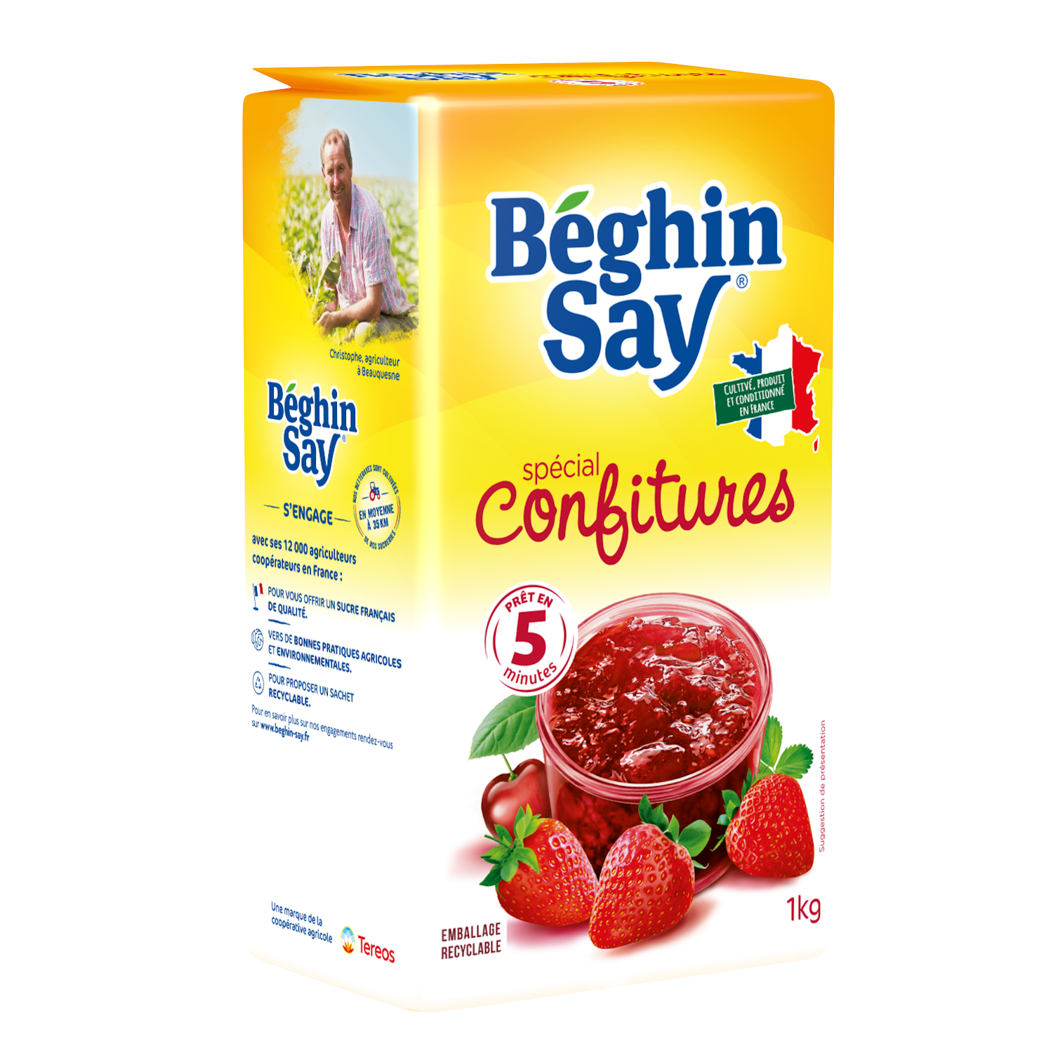 Beghin Say - Azúcar blanco especial mermelada 1 kg - Béghin Say