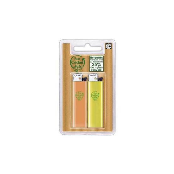 Briquets Nylon Auto-extinguible Lot de 2 - CRICKET - Image 1