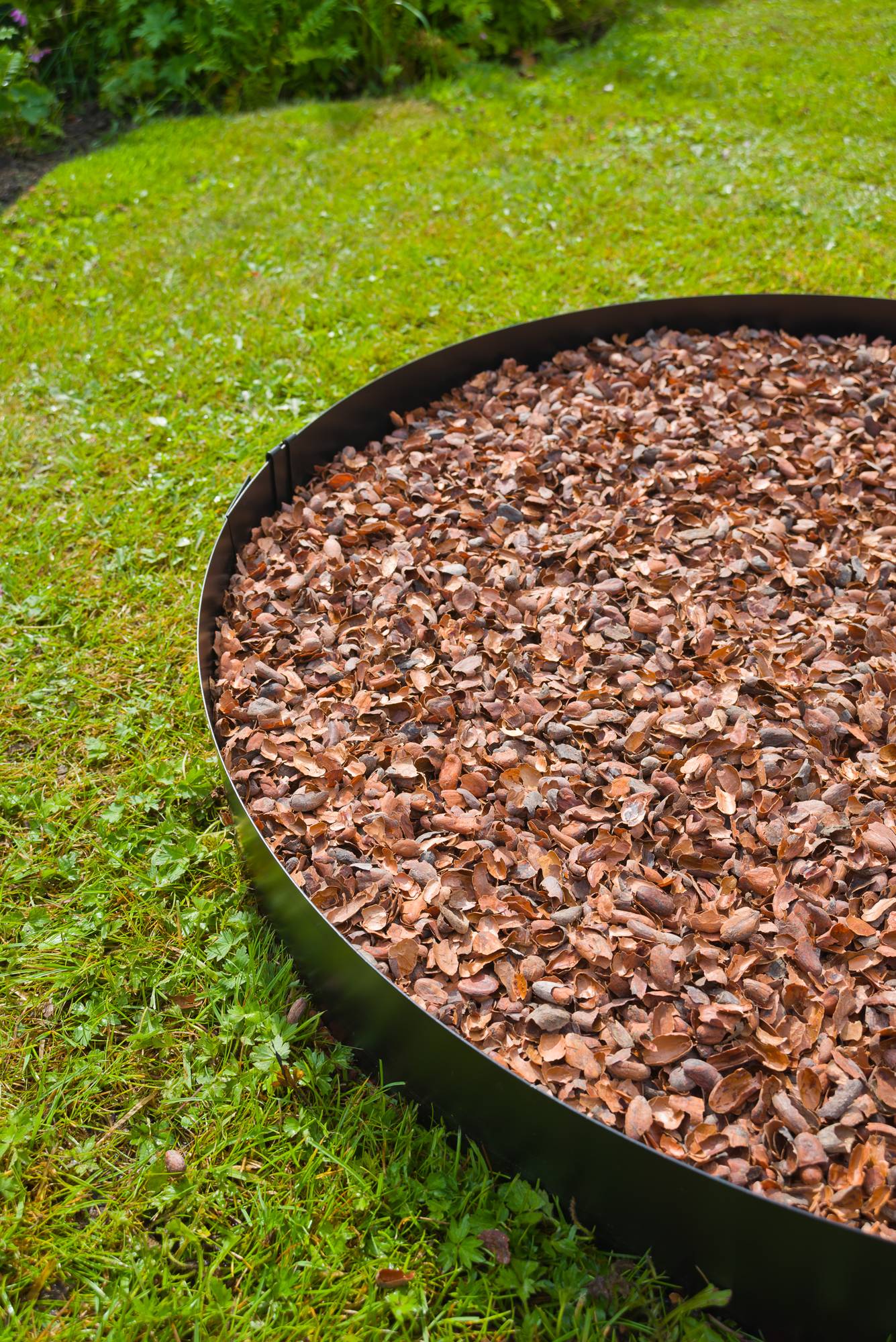 Bordure Jardin Acier Galvanisé Noir Mat H 10,2 cm L 2,64 m NATURE - Imagen 3