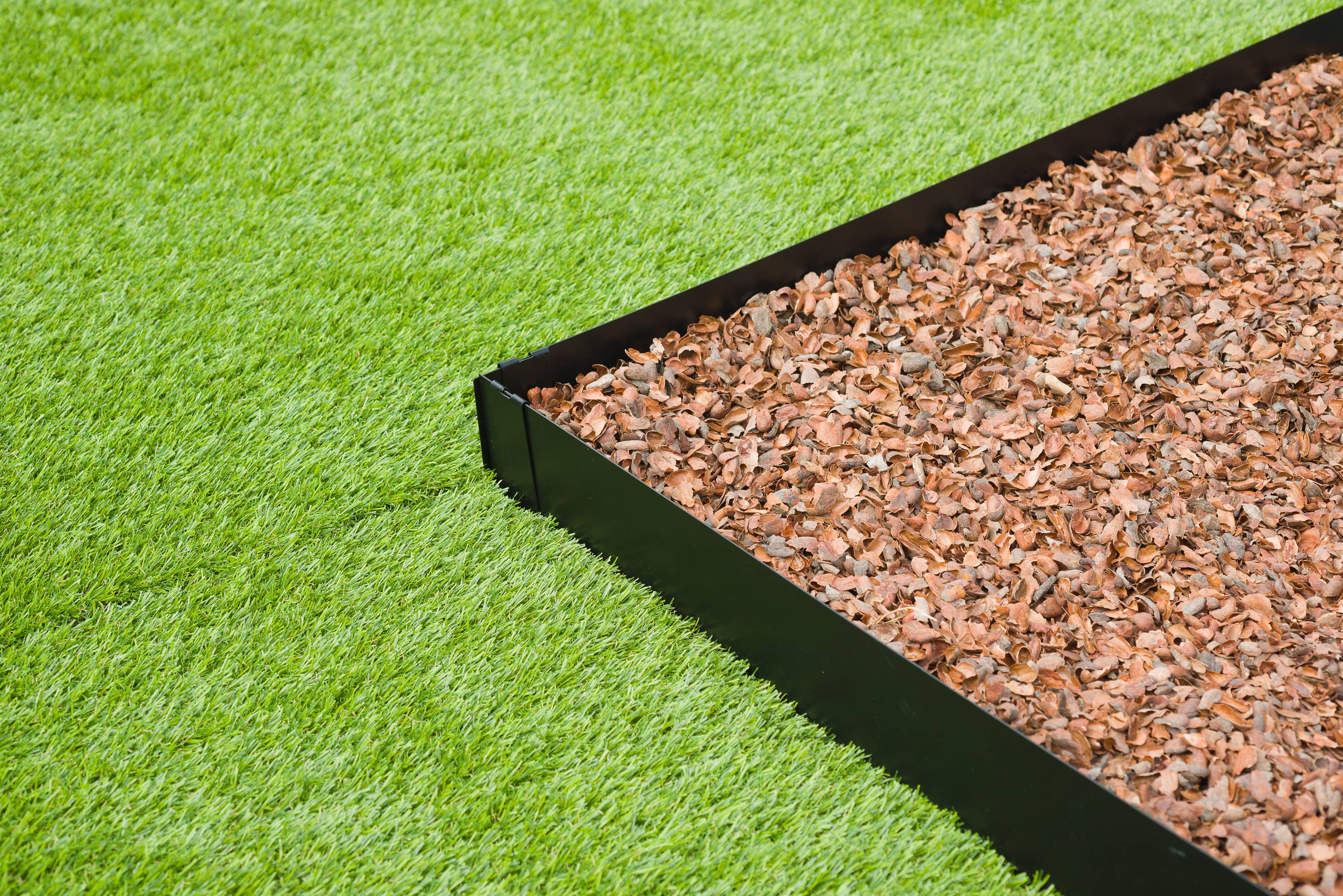 Bordure Jardin Acier Galvanisé Noir Mat H 10,2 cm L 2,64 m NATURE - Imagen 5