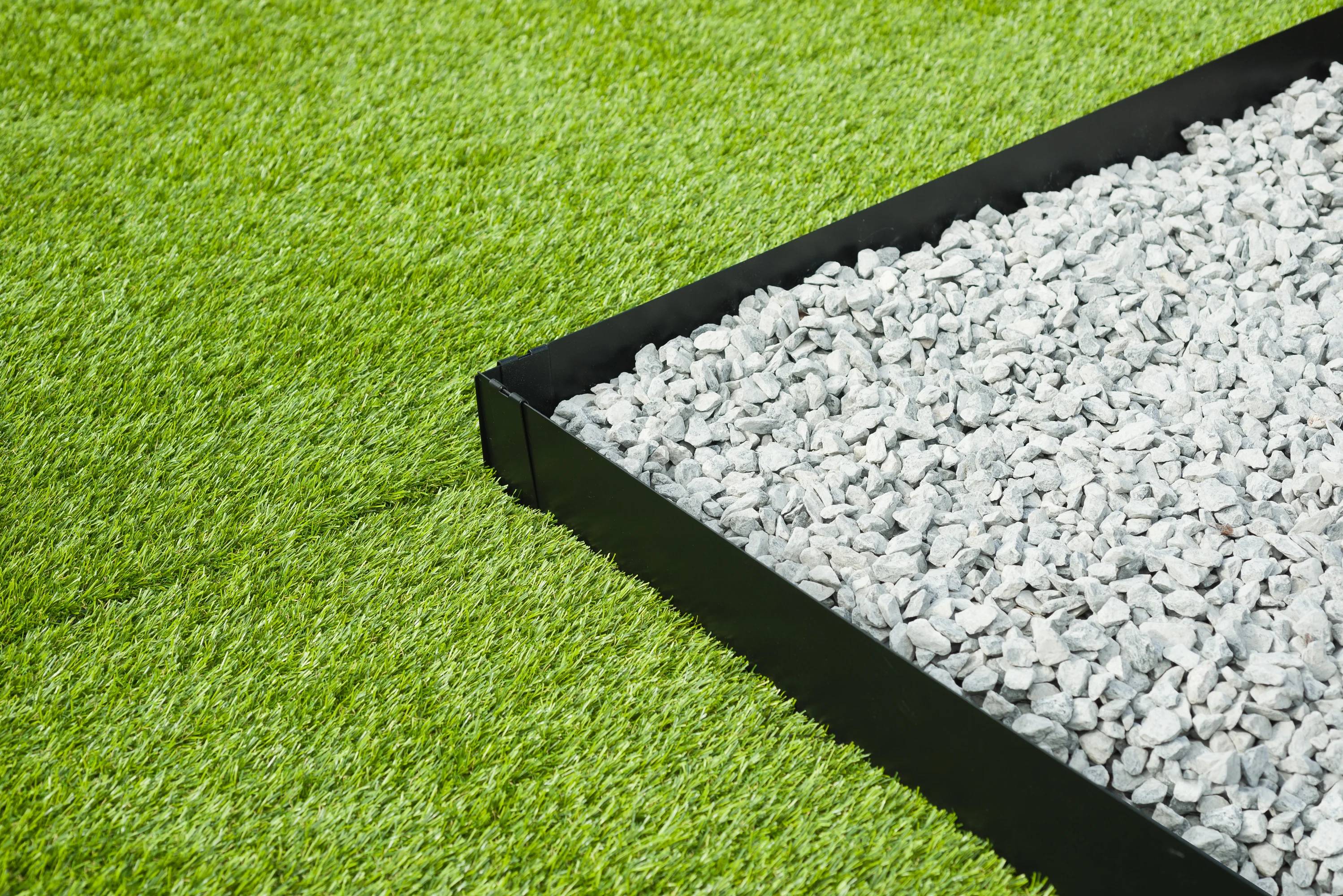 Bordure Jardin Acier Galvanisé Noir Mat H 10,2 cm L 2,64 m NATURE - Imagen 7
