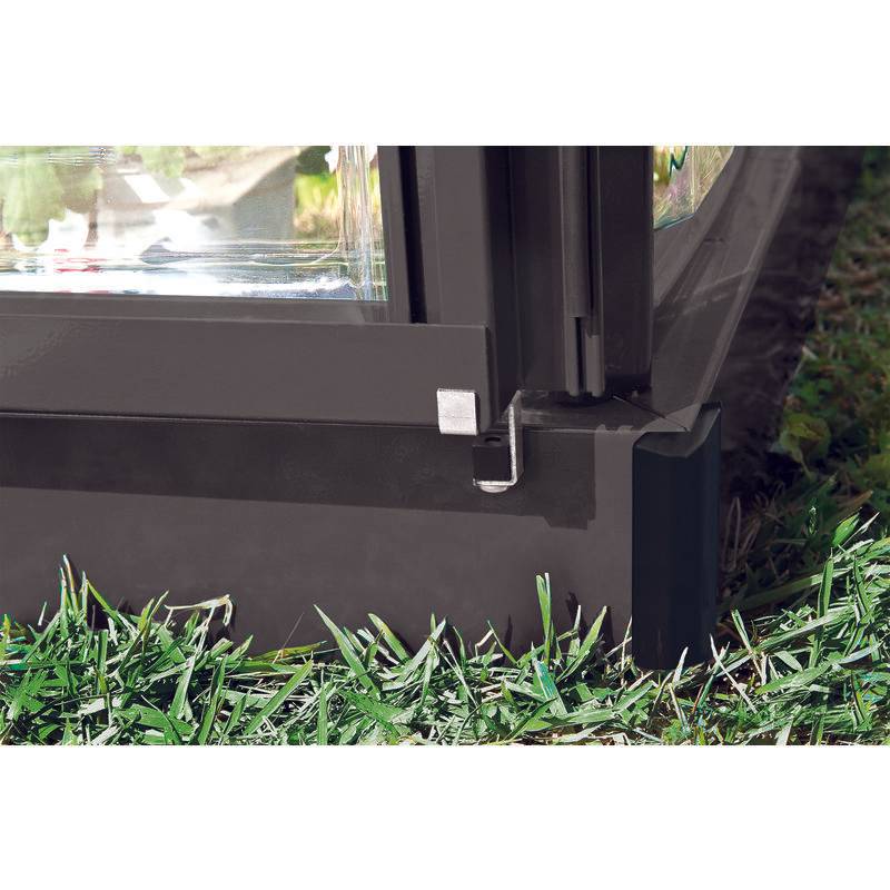 Serre de jardin Hybrid aluminium gris P.126 x L.185 x H.208 cm - Canopia by palram - Image 5