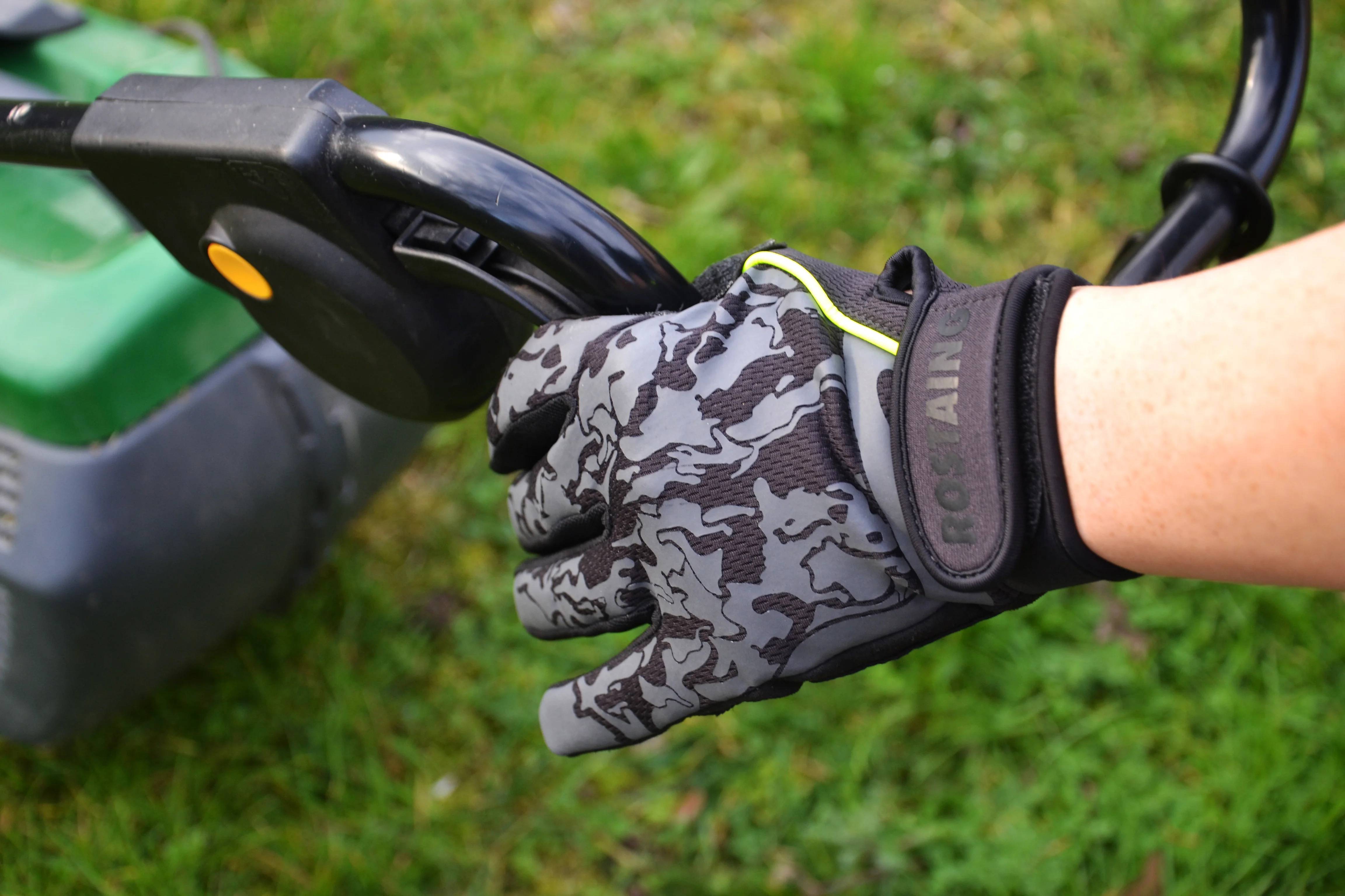 Rostaing - Gants de jardinage renforcés, motifs camouflage  SOULDIER- T9 - Imagen 4