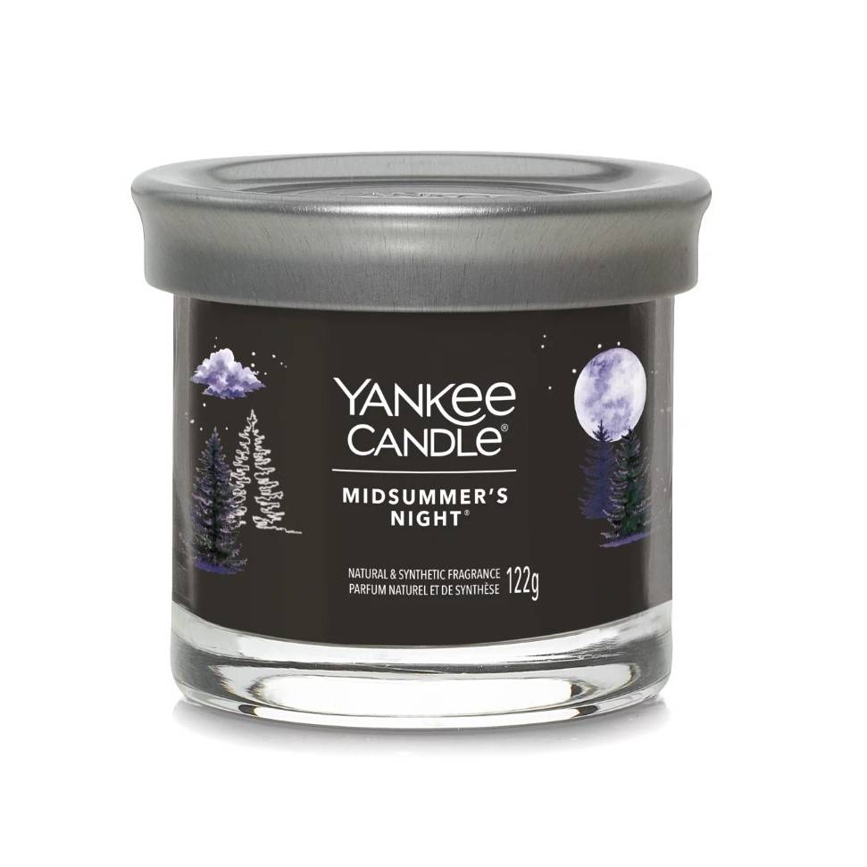 Yankee Candle - Bougie parfumée Midsummer's Night verre noir 8 cm - YANKEE CANDLE - Image 1