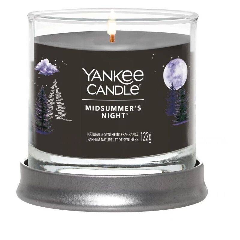 Yankee Candle - Bougie parfumée Midsummer's Night verre noir 8 cm - YANKEE CANDLE - Image 3