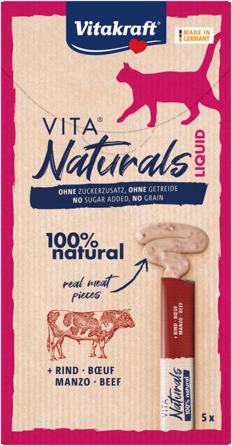 Vitakraft - VitaNaturals Creamy Boeuf 5x15g