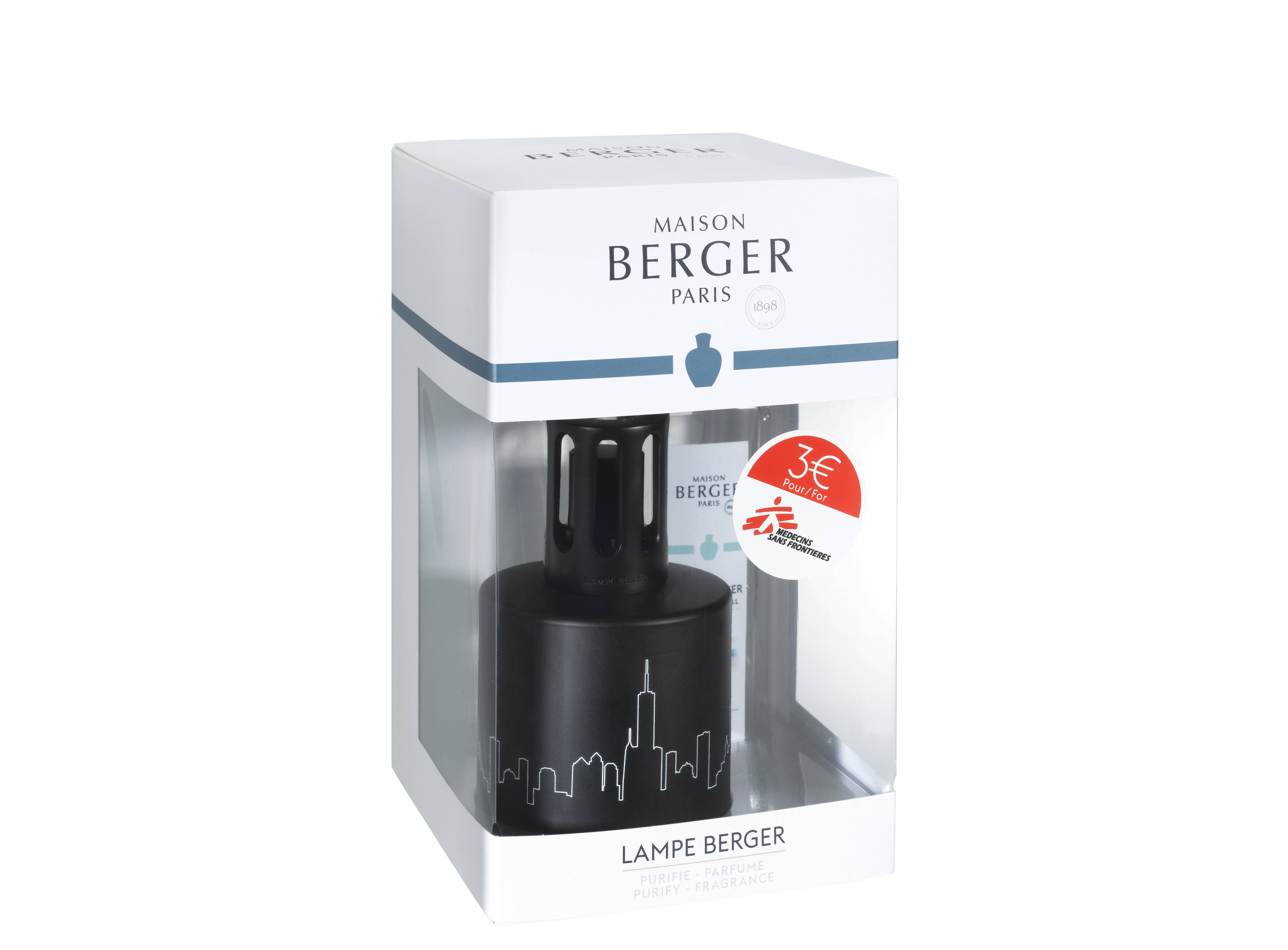 Lámpara Pure MSF vidrio negro mate - MAISON BERGER PARIS