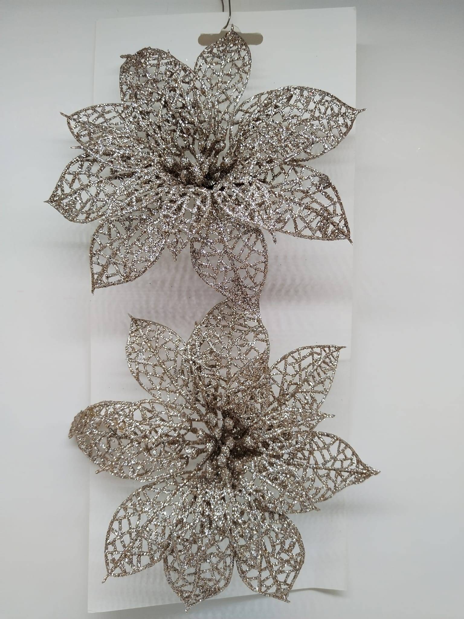 Ecloz - Clip Poinsettia Or x 2 - Ecloz - Imagen 3