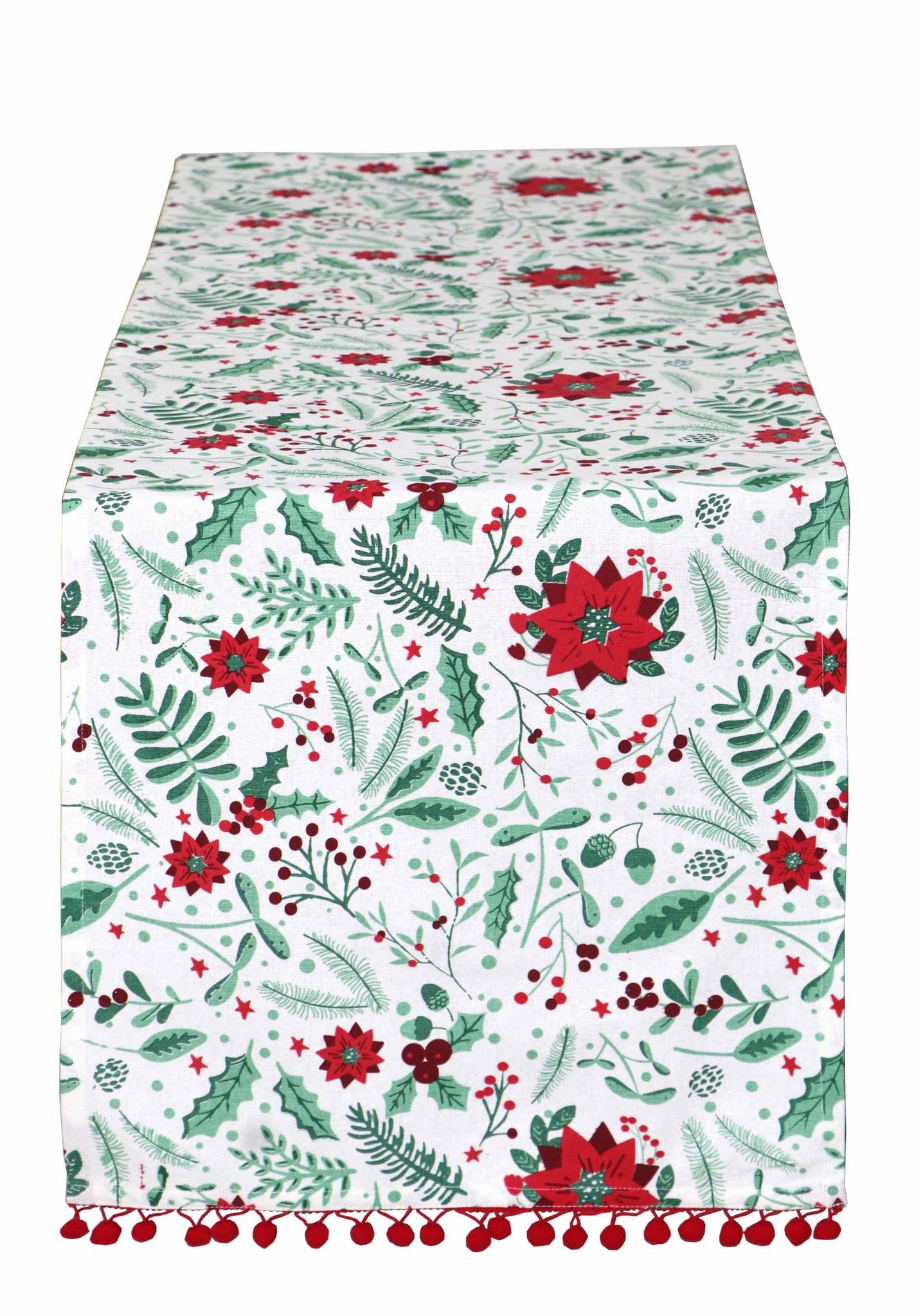 Ecloz - Chemin de table rouge et vert - Ecloz - Imagen 2
