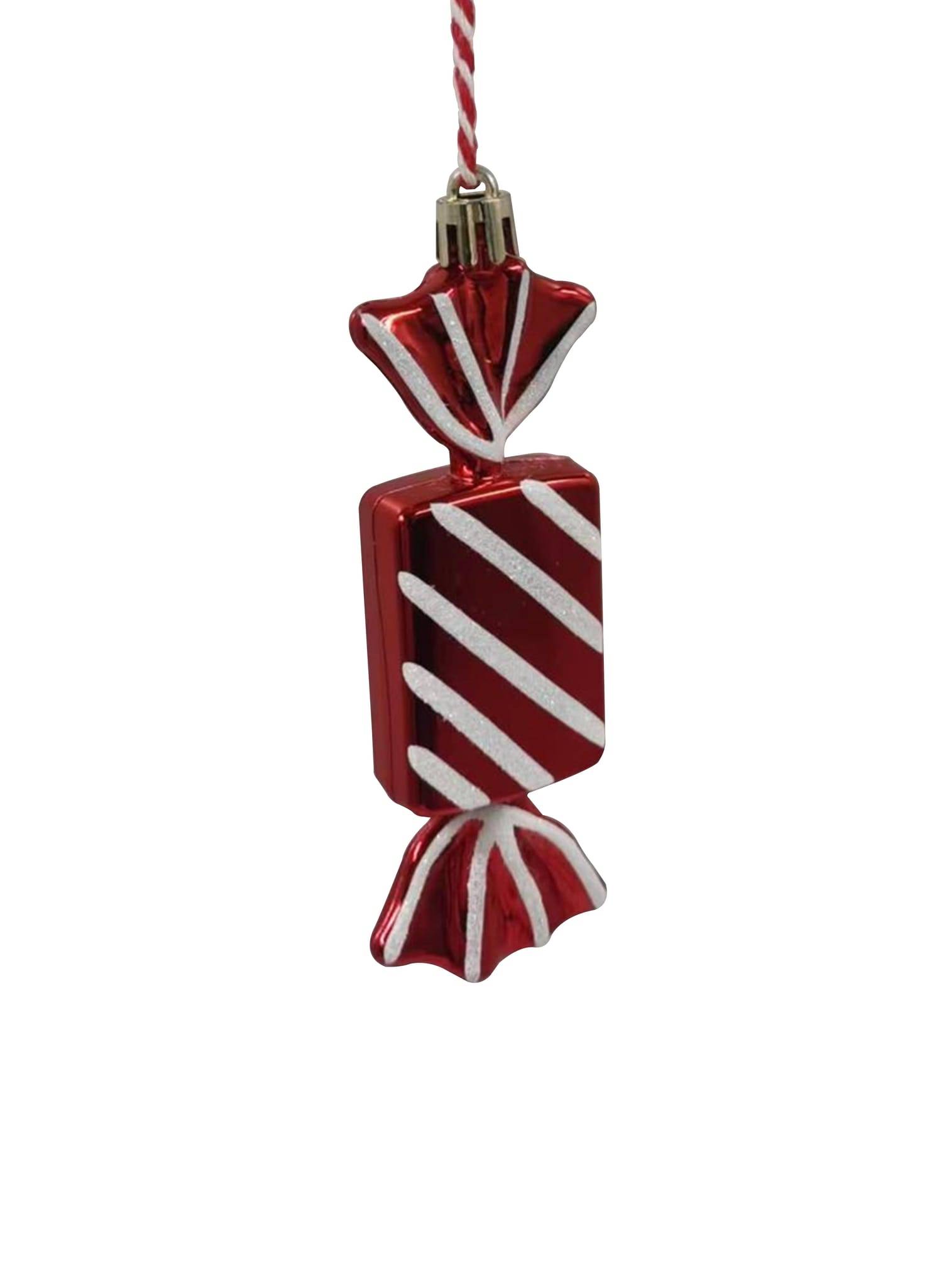 Ecloz - Suspension Bonbon carré Rouge et Blanc- ECLOZ - Imagen 1