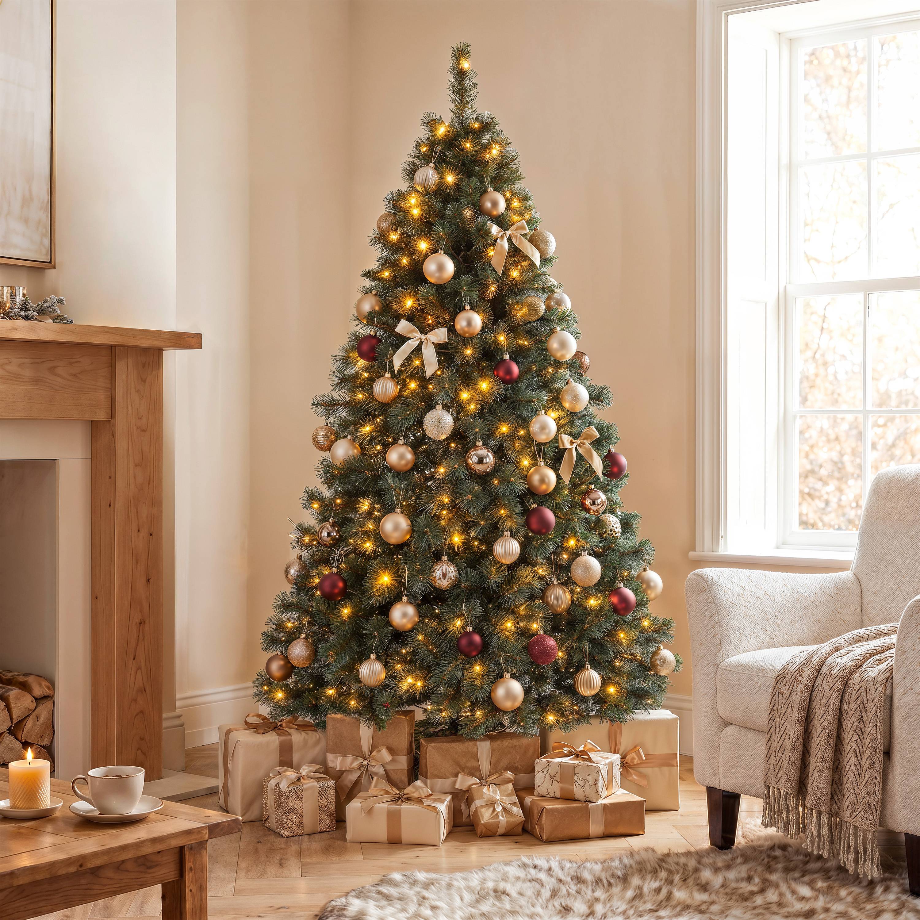 Ecloz - Árbol de Navidad artificial Huez luminoso - 180 cm - ECLOZ - Imagen 5