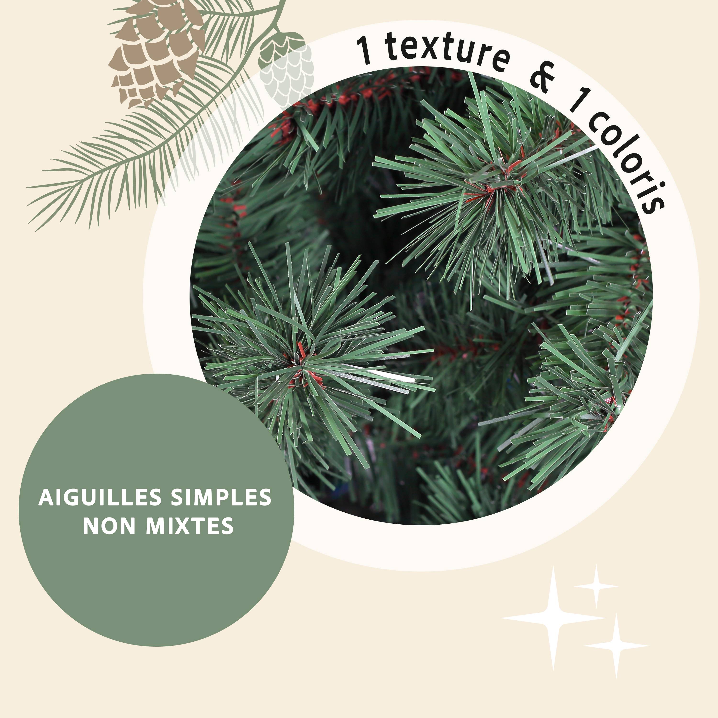 Ecloz - Árbol de Navidad artificial Chamonix - 120 cm - ECLOZ - Imagen 3