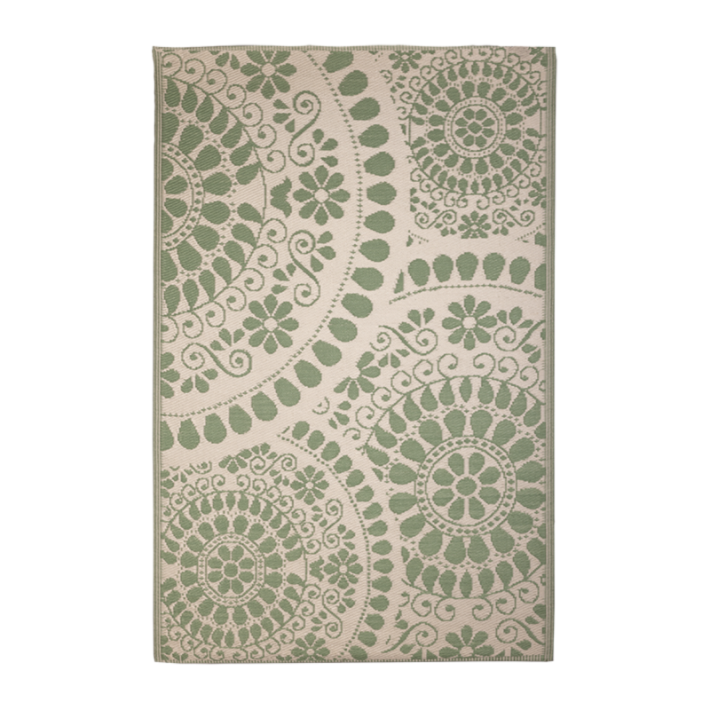 Tapis de jardin rectangulaire polypropylène vert L.121 cm l.182 cm ép.0.8 cm - Source - Imagen 1