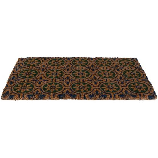 Paillasson Motifs Fibres De Coco 75x45 cm Fleurs – ESSCHERT DESIGN - Image 2