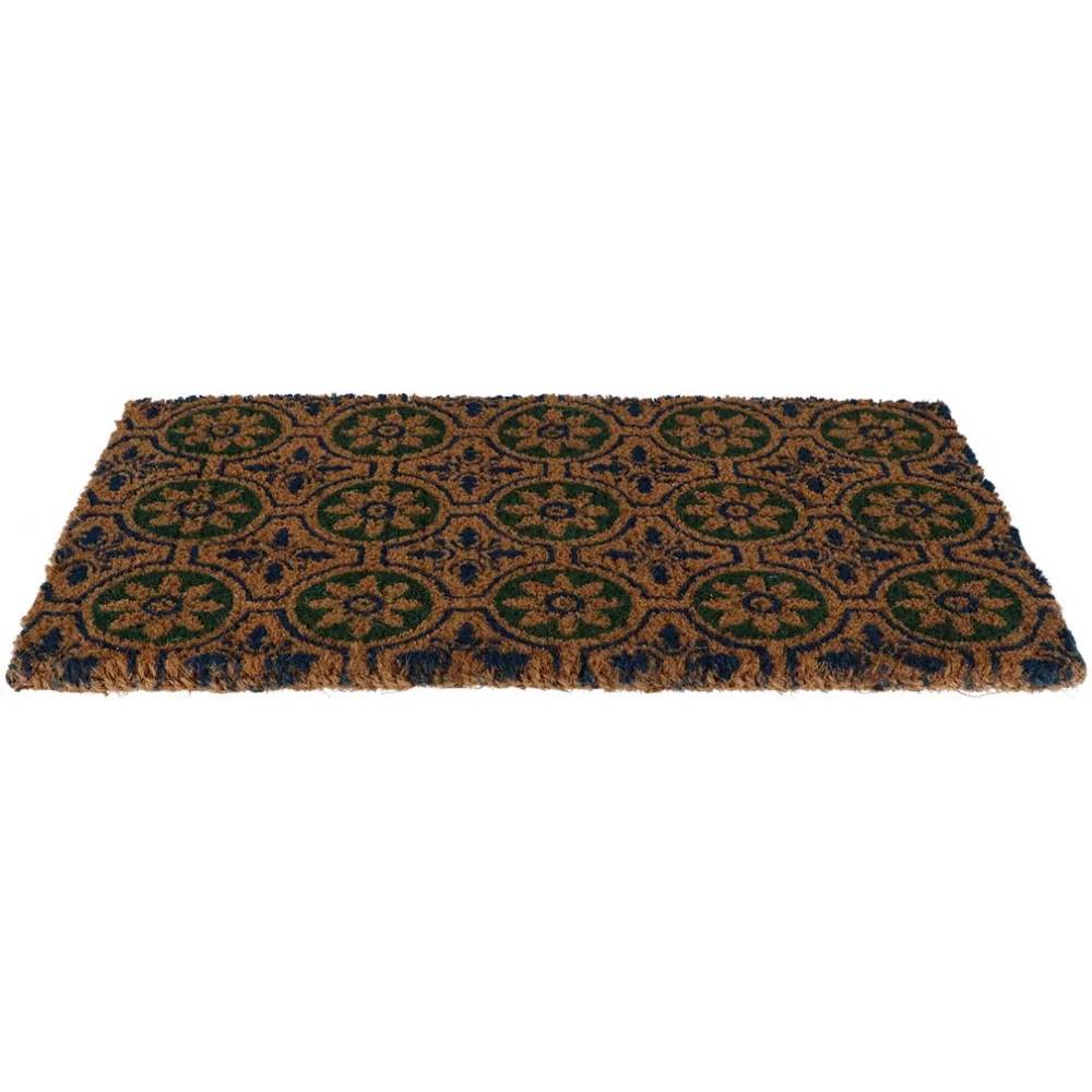Paillasson Motifs Fibres De Coco 75x45 cm Fleurs – ESSCHERT DESIGN - Image 2
