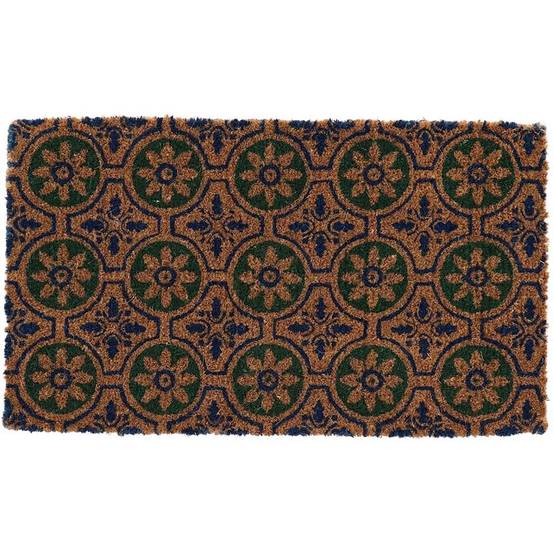 Paillasson Motifs Fibres De Coco 75x45 cm Fleurs – ESSCHERT DESIGN - Image 3